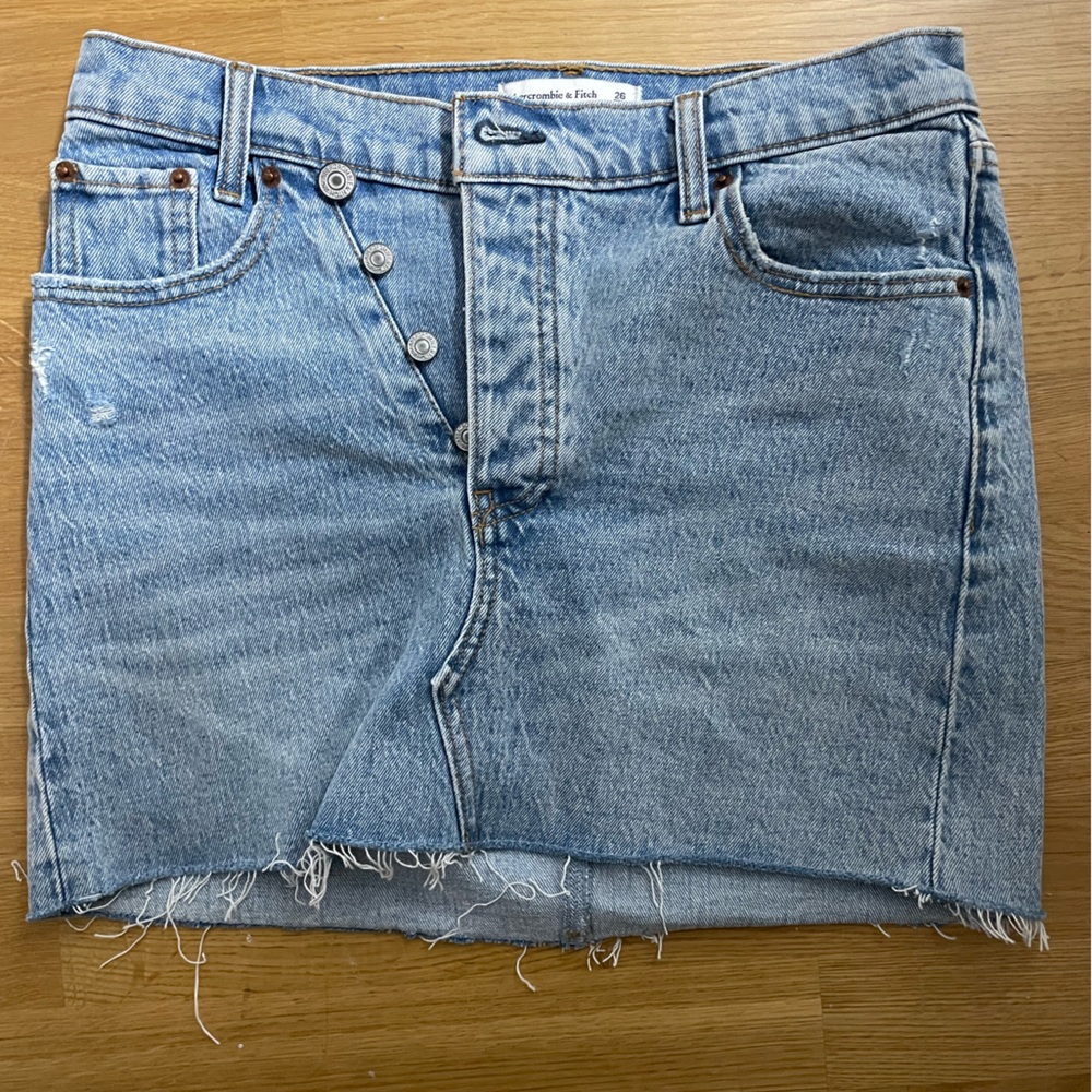Abercrombie mini jean skirt